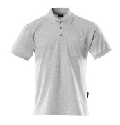 00783-260-08 Polo avec poche poitrine - Gris chiné
