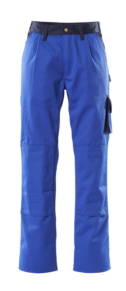 00979-430-1101 Pantalon avec poches genouillères - Bleu roi/Marine