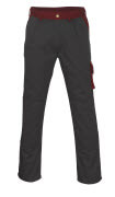 00979-430-88802 Pantalon avec poches genouillères - Anthracite/Rouge