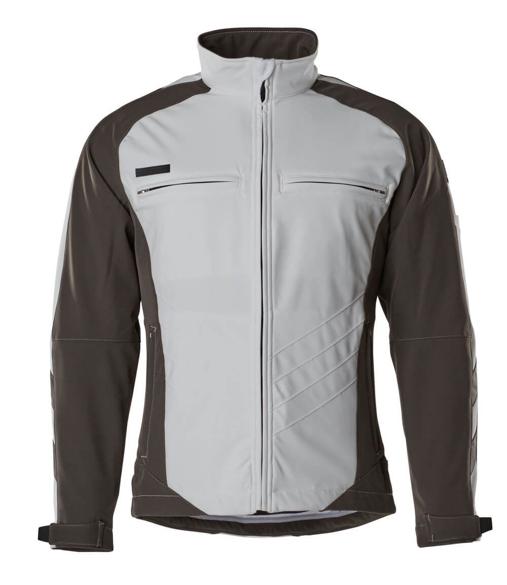 Blanc/Anthracite foncé