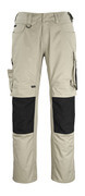 12179-203-5509 Pantalon avec poches genouillères - Sable clair/Noir