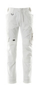 15079-010-06 Pantalon avec poches genouillères - Blanc