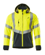 15502-246-14010 Veste softshell - Hi-vis orange/Marine foncé