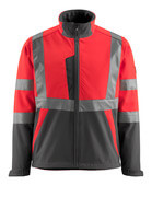 15902-253-17010 Veste softshell - Hi-vis jaune/Marine foncé