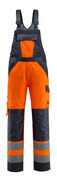 15969-948-14010 Salopette avec poches genouillères - Hi-vis orange/Marine foncé