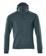 17684-319-09 Sweat capuche demi-zippé - Noir