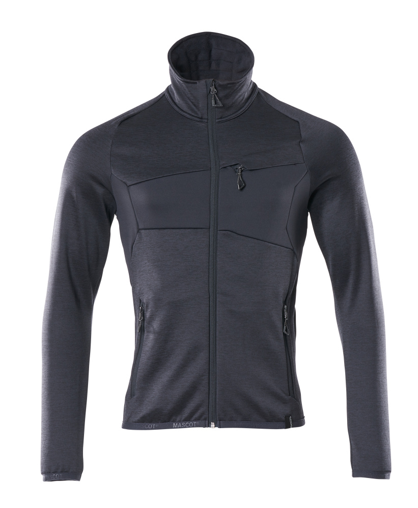 Pull en polaire avec fermeture zippée