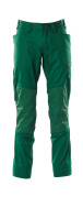 18379-230-03 Pantalon avec poches genouillères - Vert bouteille
