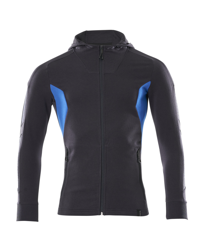 Sweat capuche zippé, coupe moderne