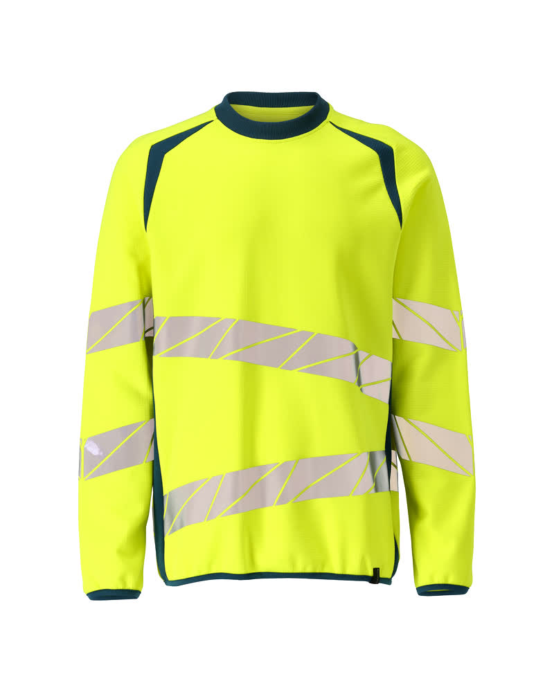 Hi-vis Jaune/Bleu pétrole foncé