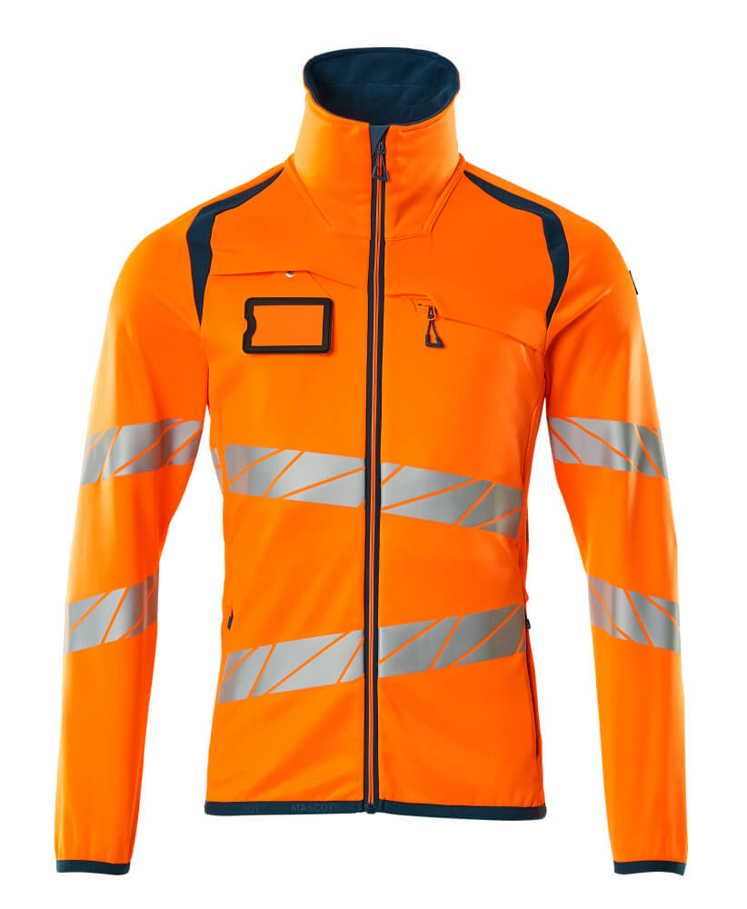 Hi-vis Orange/Bleu pétrole foncé