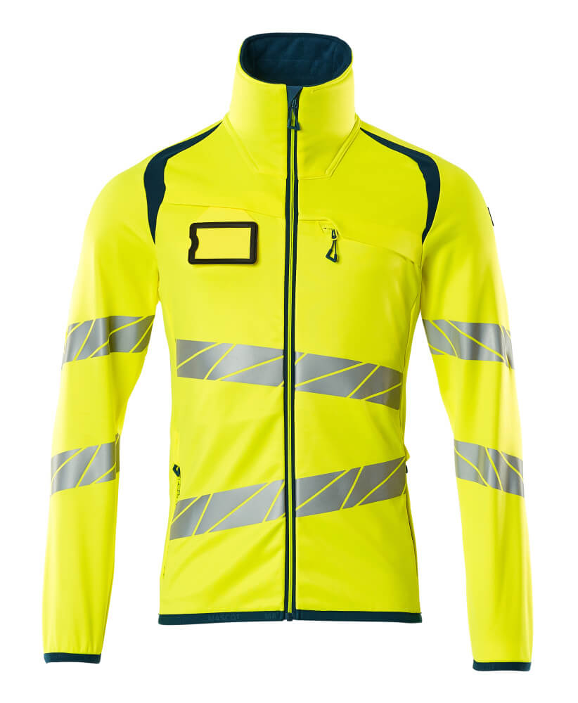 Hi-vis Jaune/Bleu pétrole foncé