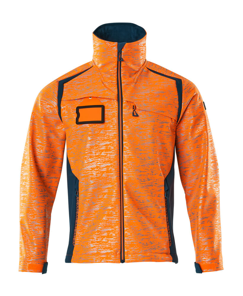 Hi-vis Orange/Bleu pétrole foncé