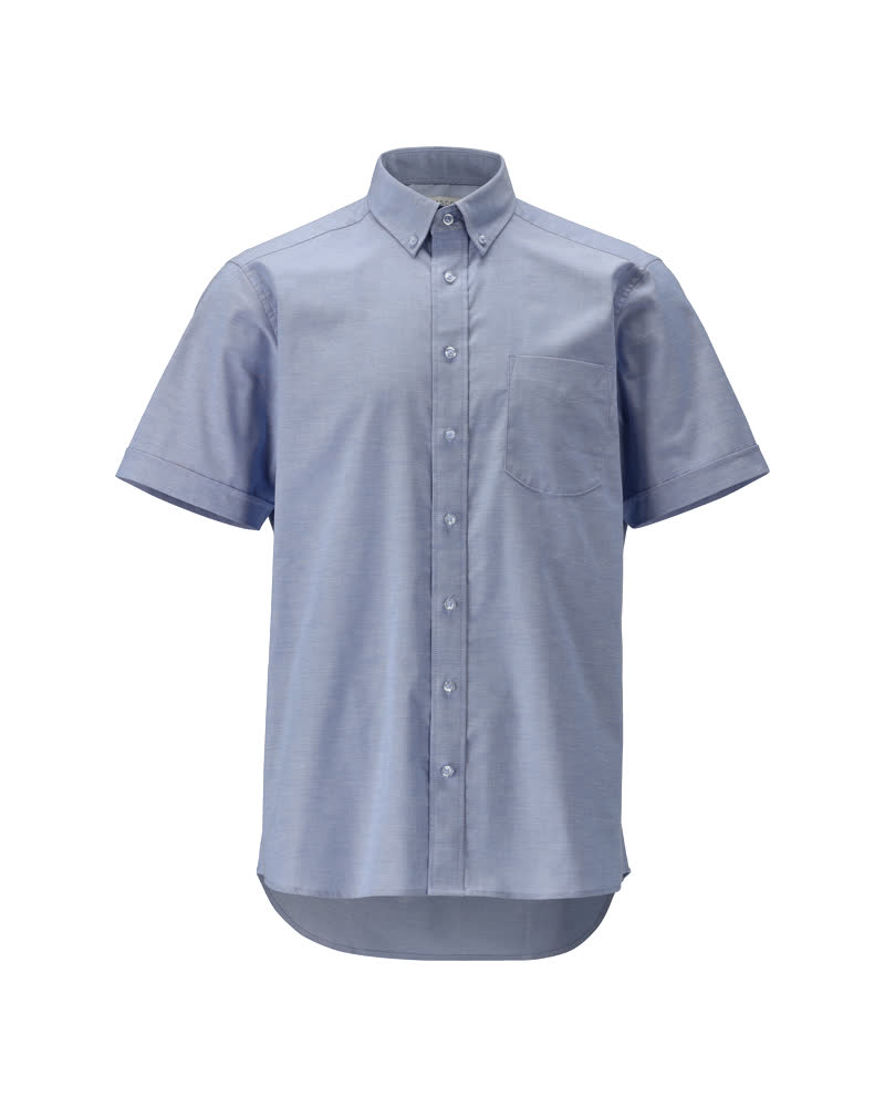 Chemise, manches courtes, coupe moderne