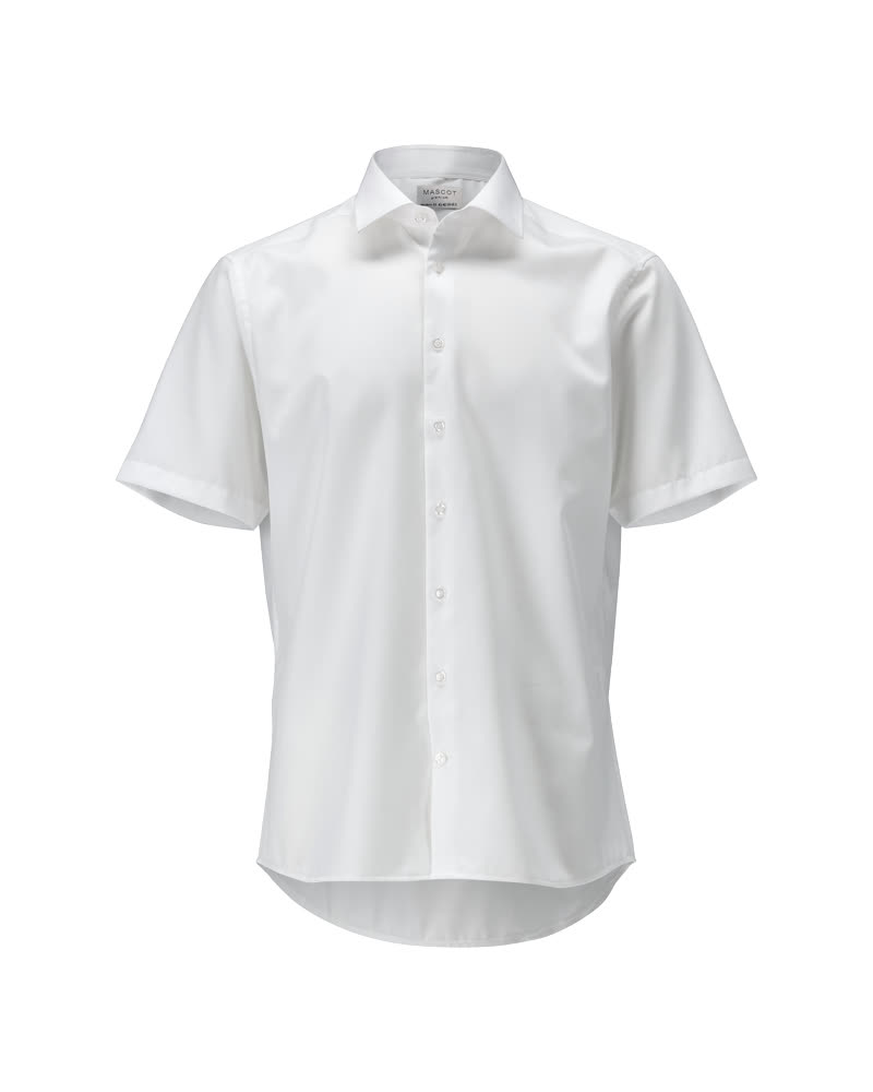 Chemise, manches courtes, coupe moderne