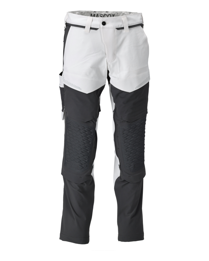 Blanc/Gris anthracite