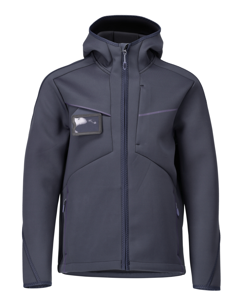 Veste softshell, capuche, coupe moderne