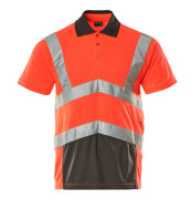 50117-949-A49 Polo - Hi-vis rouge/Anthracite foncé