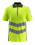 50130-933-14010 Polo - Hi-vis orange/Marine foncé