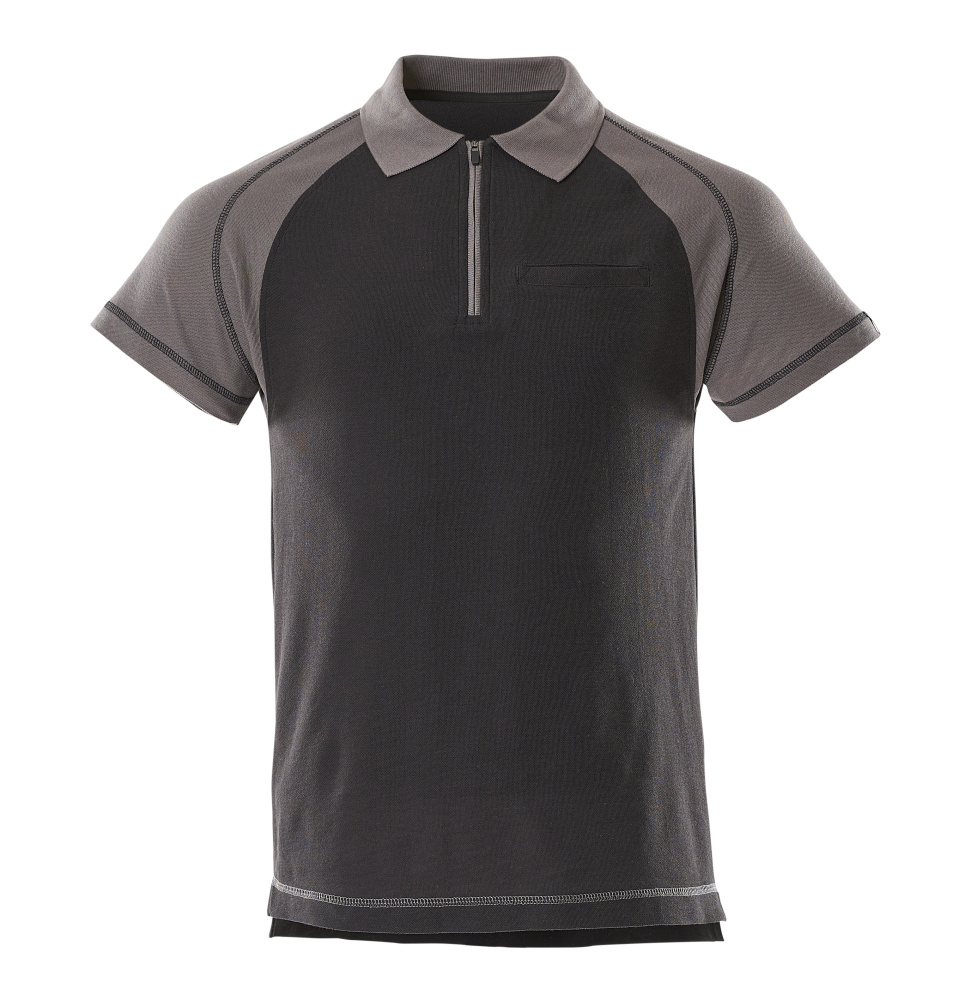 50302-260-9888 Polo avec poche poitrine - Noir/Anthracite