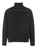 50530-835-09 Pull zippé - Noir