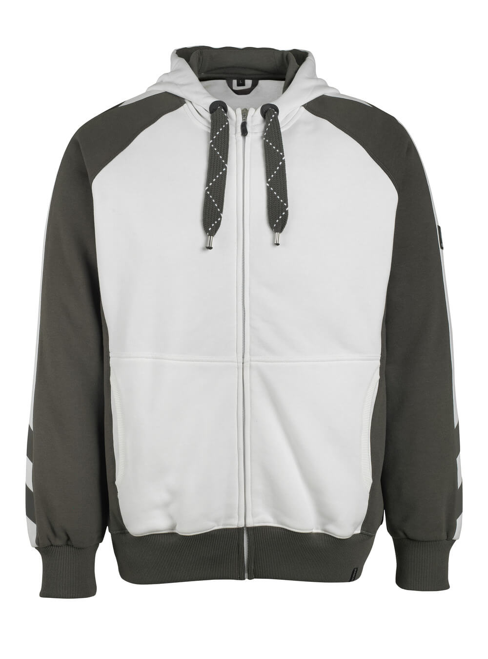 Blanc/Anthracite foncé