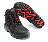 F0025-901-0902 Bottes de sécurité - Noir/Rouge