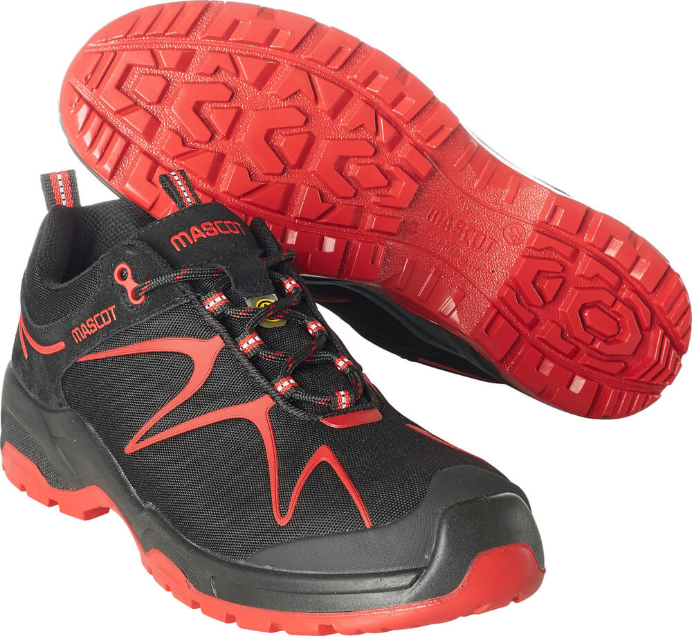 F0121-770-0902 Chaussures de sécurité - Noir/Rouge