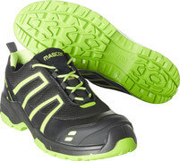 F0124-773-0917 Chaussures de sécurité - Noir/Vert lime