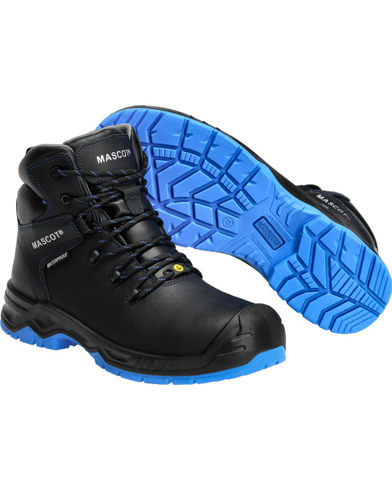 F0141-902-0901 Bottes de sécurité - Noir/Bleu roi