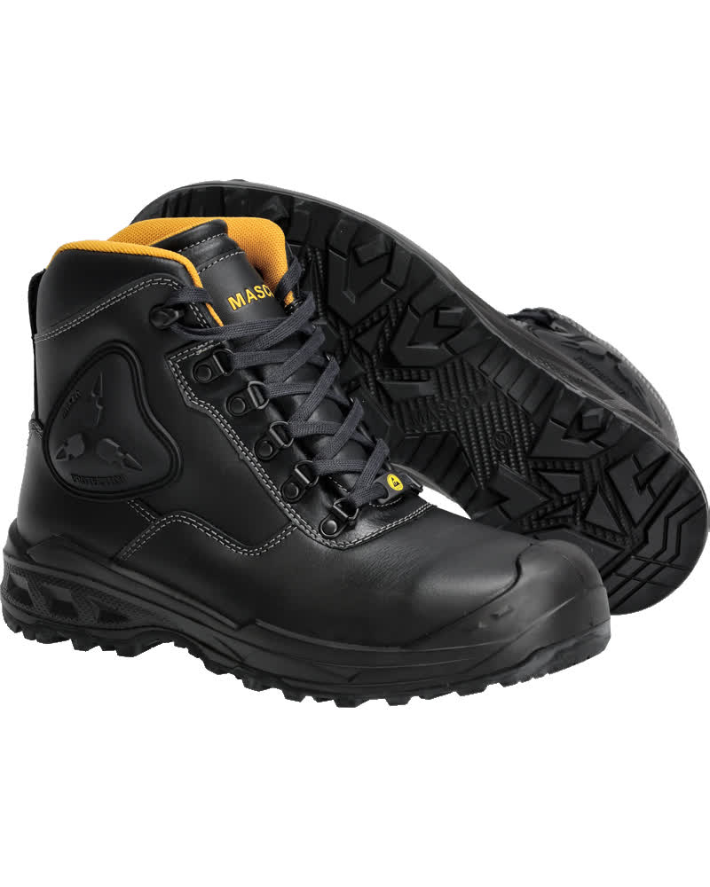 F0165-902-0907 Bottes de sécurité - Noir/jaune