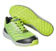 F0301-909-37880 Chaussures de sécurité - Vert lime/argent
