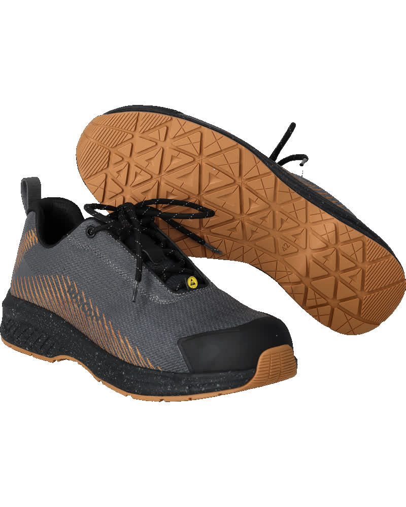 Gris anthracite/Brun noisette