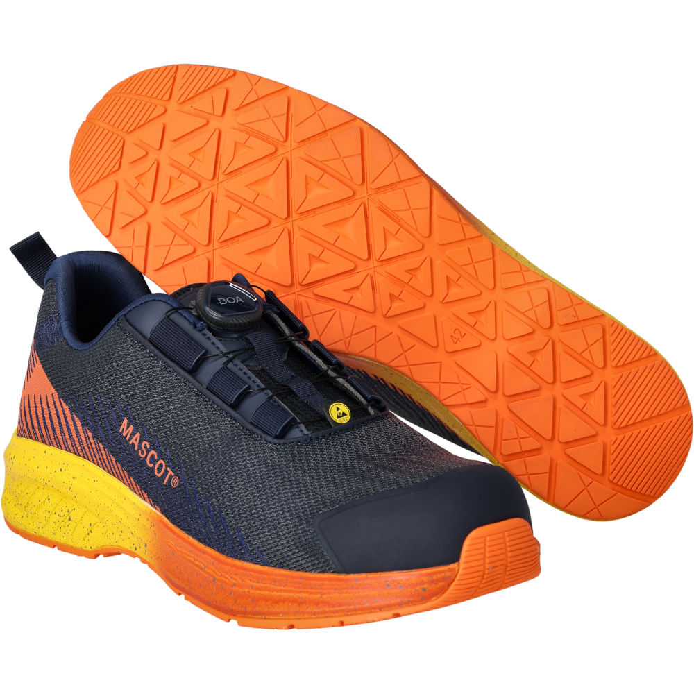 Marine foncé/Orange